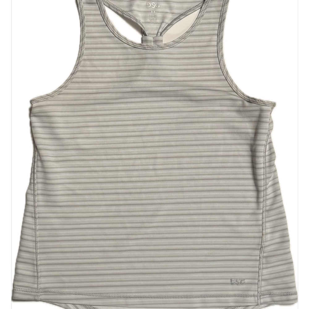 DSG Gray Striped Tank Top
